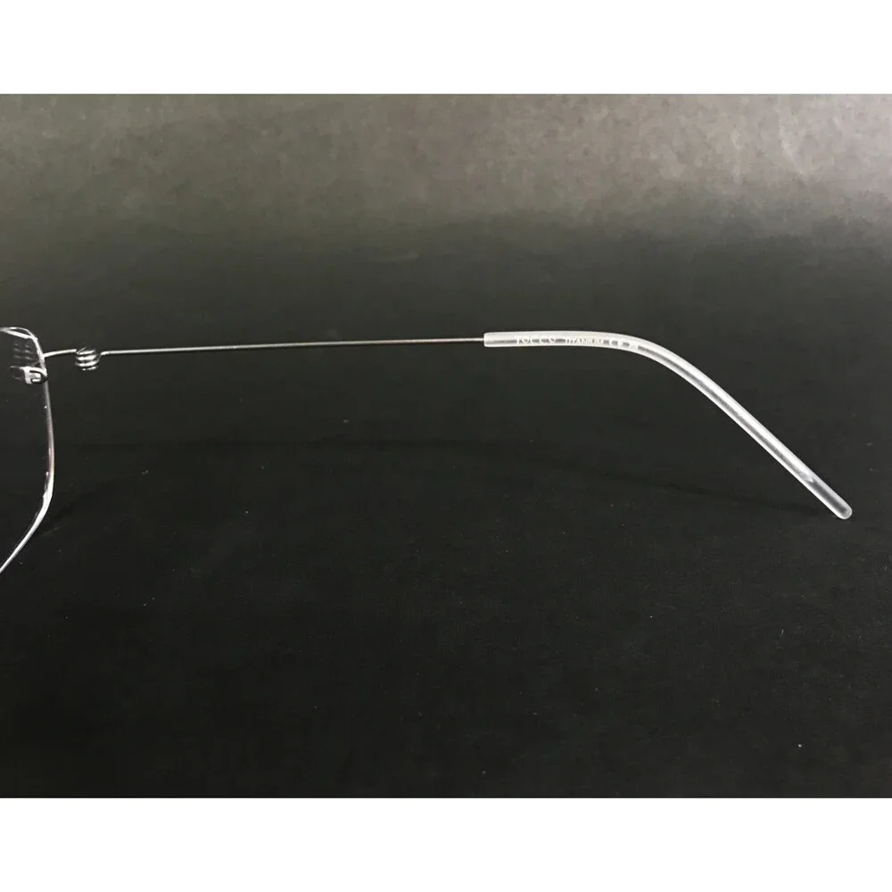 Tocco Eyeglasses Frames DELTA 100 COL.39 GUNMETAL Rimless Rectangle 54-17-146